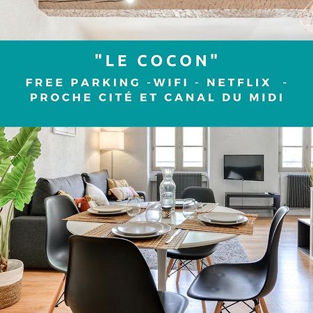 Le Cocon / Free Parking / Wifi / Netflix Apartment Carcassonne Luaran gambar
